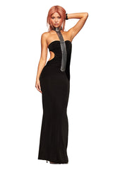 BROOKE MAXI DRESS - BLACK