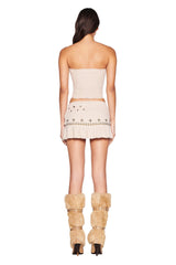 MASON MINI SKIRT - TAN