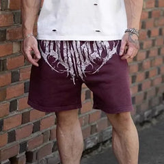 New American fashion brand YOUNG LA men's jogging shorts, fitness outdoor training casual loose straight leg pants