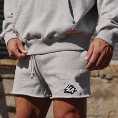 European and American trendy sports basketball shorts YOUNG LA casual shorts summer wool loop cotton fitness training cross-border foreign trade