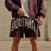 European and American trendy brand YOUNG LA casual shorts men's cotton trendy versatile fitness jogging sports basketball shorts