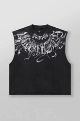 Cross border foreign trade, European and American trendy brand YOONGLA, jogging and fitness vest, fashionable and casual trend sleeveless T-shirt