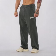 European and American new trendy brand YOUNG LA, slow runners, sports straight leg pants, casual fitness training, loose pants for men