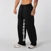 European and American trendy brand YOUNG LA sports printed fitness pants for men's training, running, drawstring, casual straight leg pants
