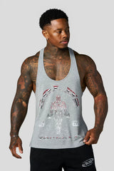 American fashion brand YOUNG LA fitness vest, quick drying breathable style, suspender, cotton loose oversized vest