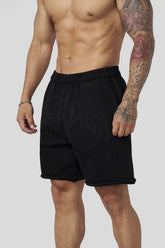 American trendy brand YOONGLA fitness letter shorts loose oversized jogging casual running loop shorts