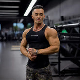 American trendy brand YOONGLA fitness vest for runners, men's quick drying, breathable, elastic training sleeveless top