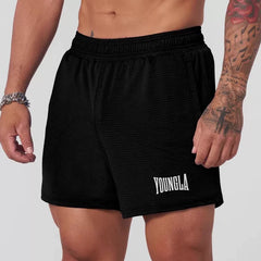 European and American trendy brand YOUNG LA casual shorts, American fitness training sports breathable quick drying three-point basketball shorts