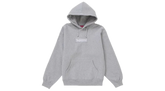 Supreme Box Logo Hoodie Heather Grey (FW24) (P)