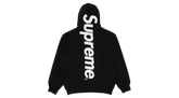Supreme Satin Applique Hoodie Black (FW25)