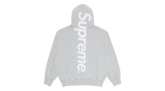 Supreme Satin Applique Hoodie Heather Grey (FW25)