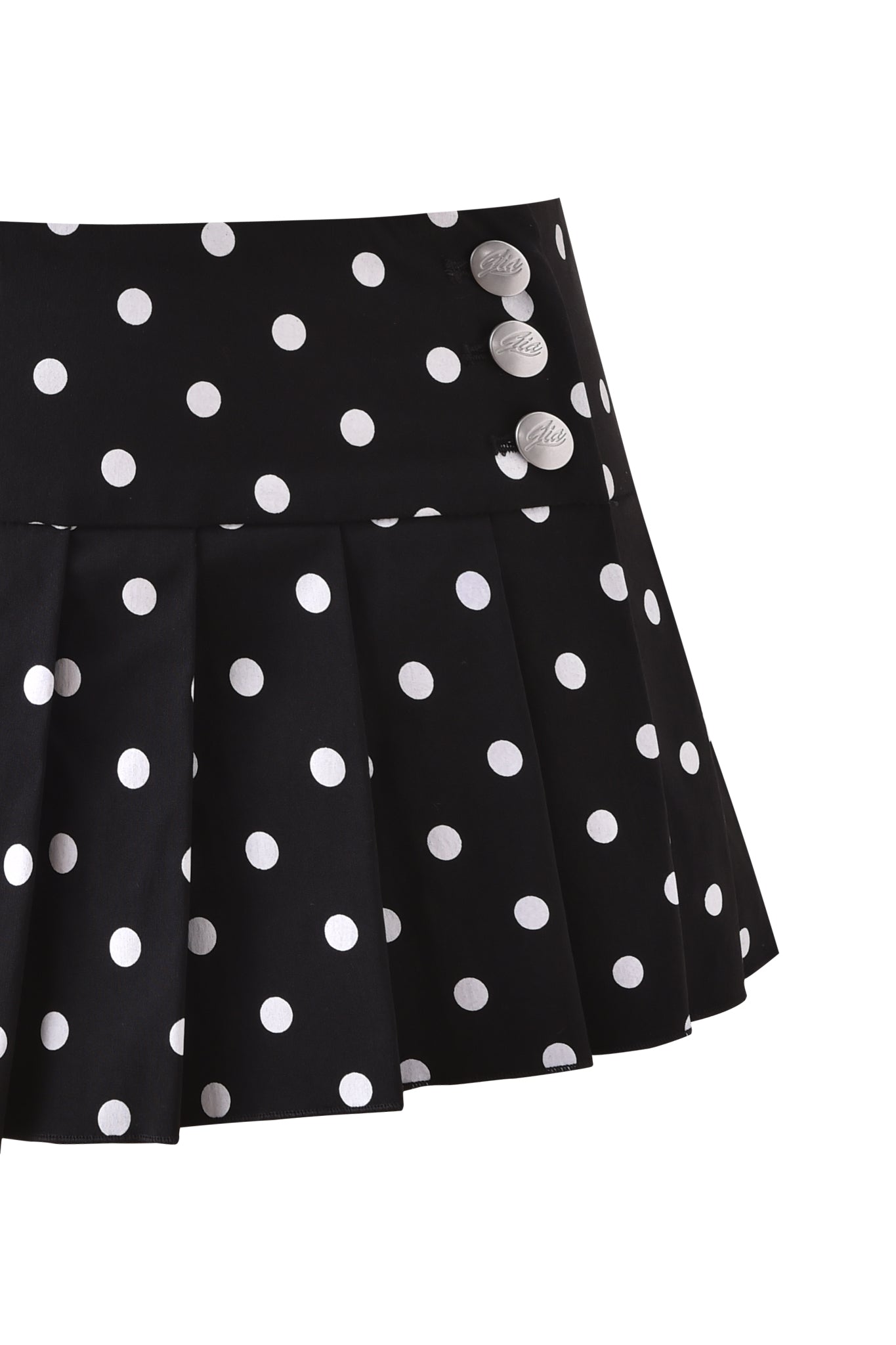 REMINI SKORT - BLACK POLKADOT