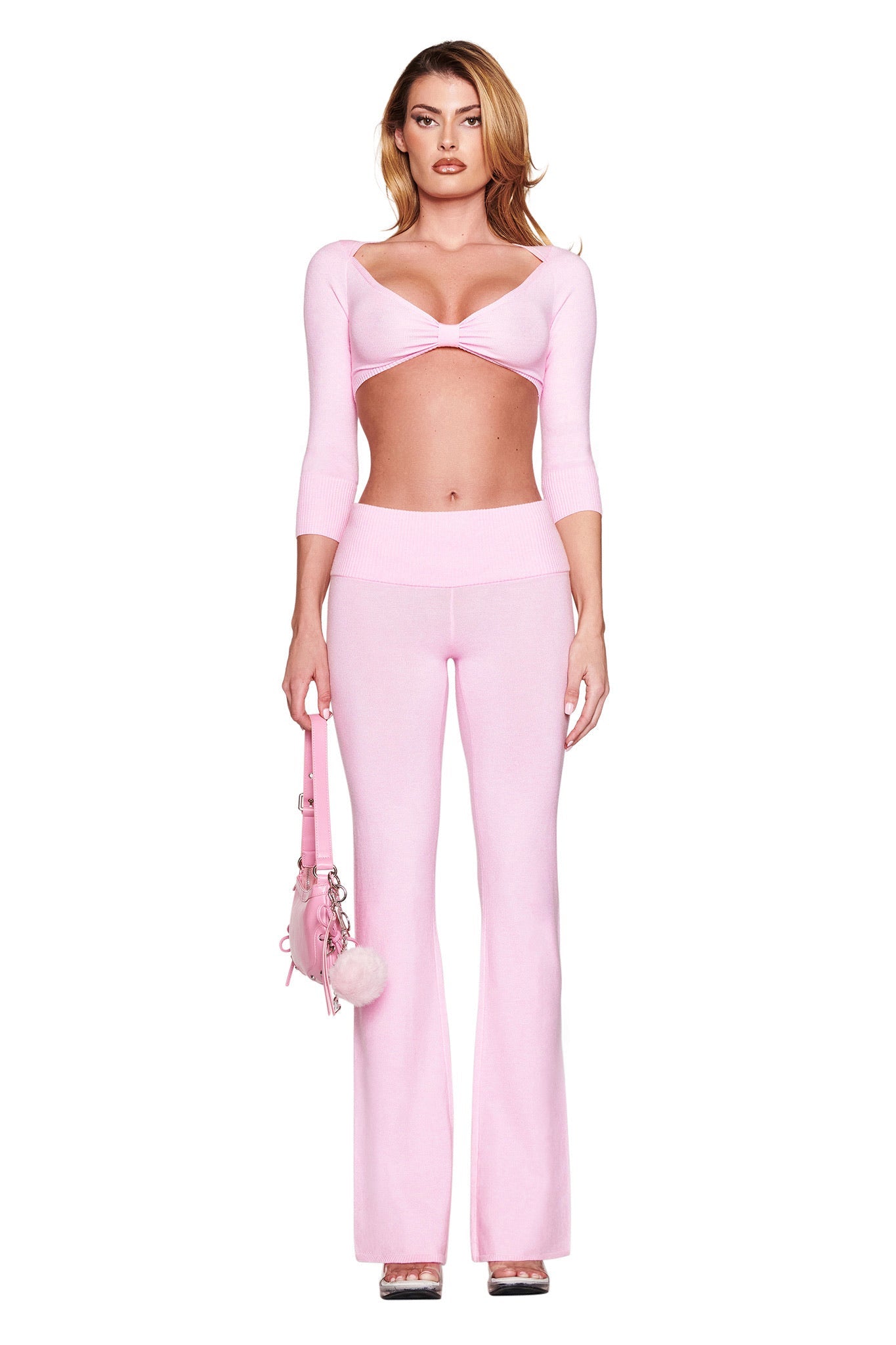 MORGANA CROP TOP - PINK