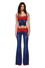 TOMMIE CORSET - DARK WASH RUBY