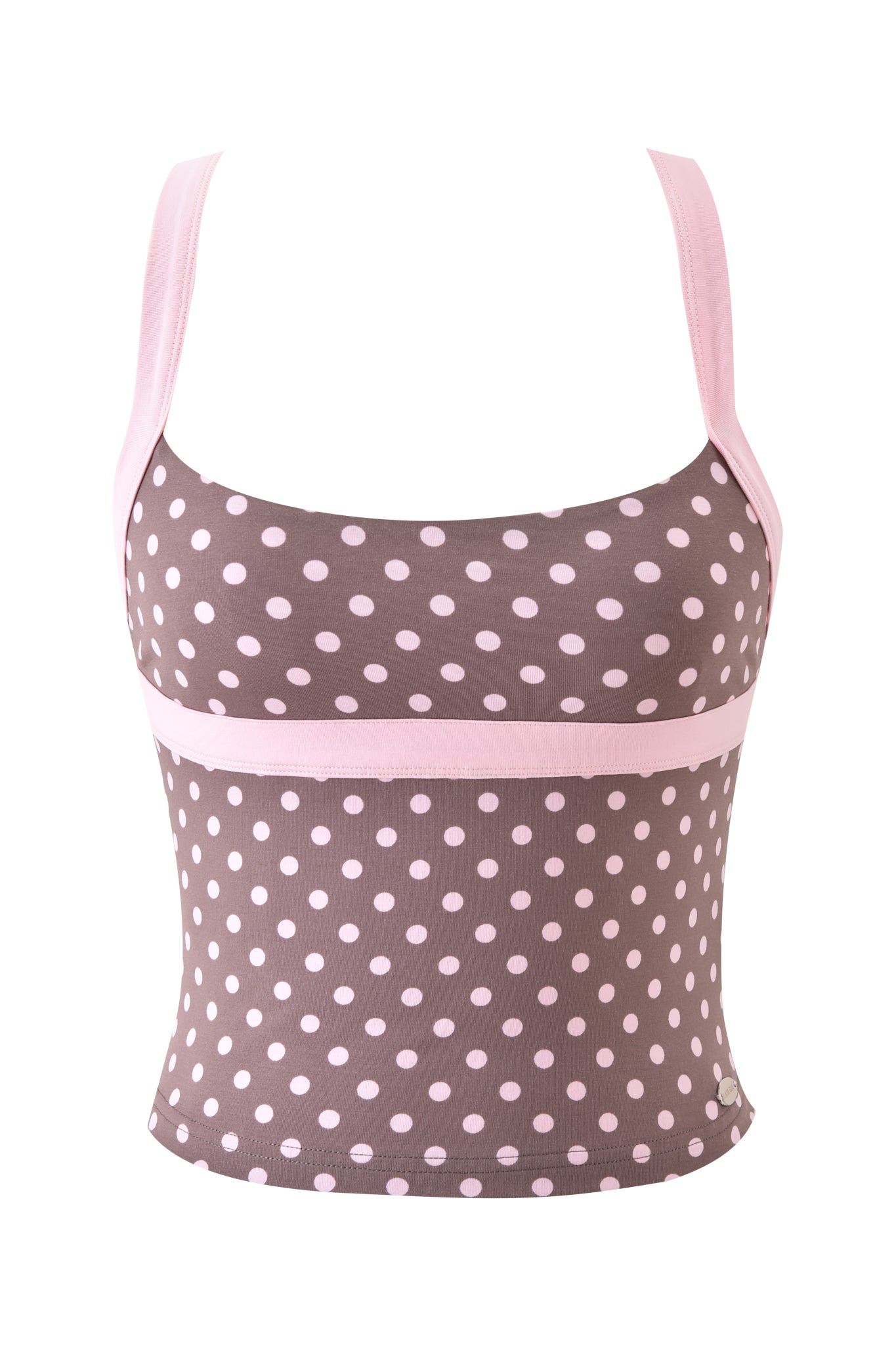 BLARE HALTER STRAP TOP - PINK CHOCOLATE