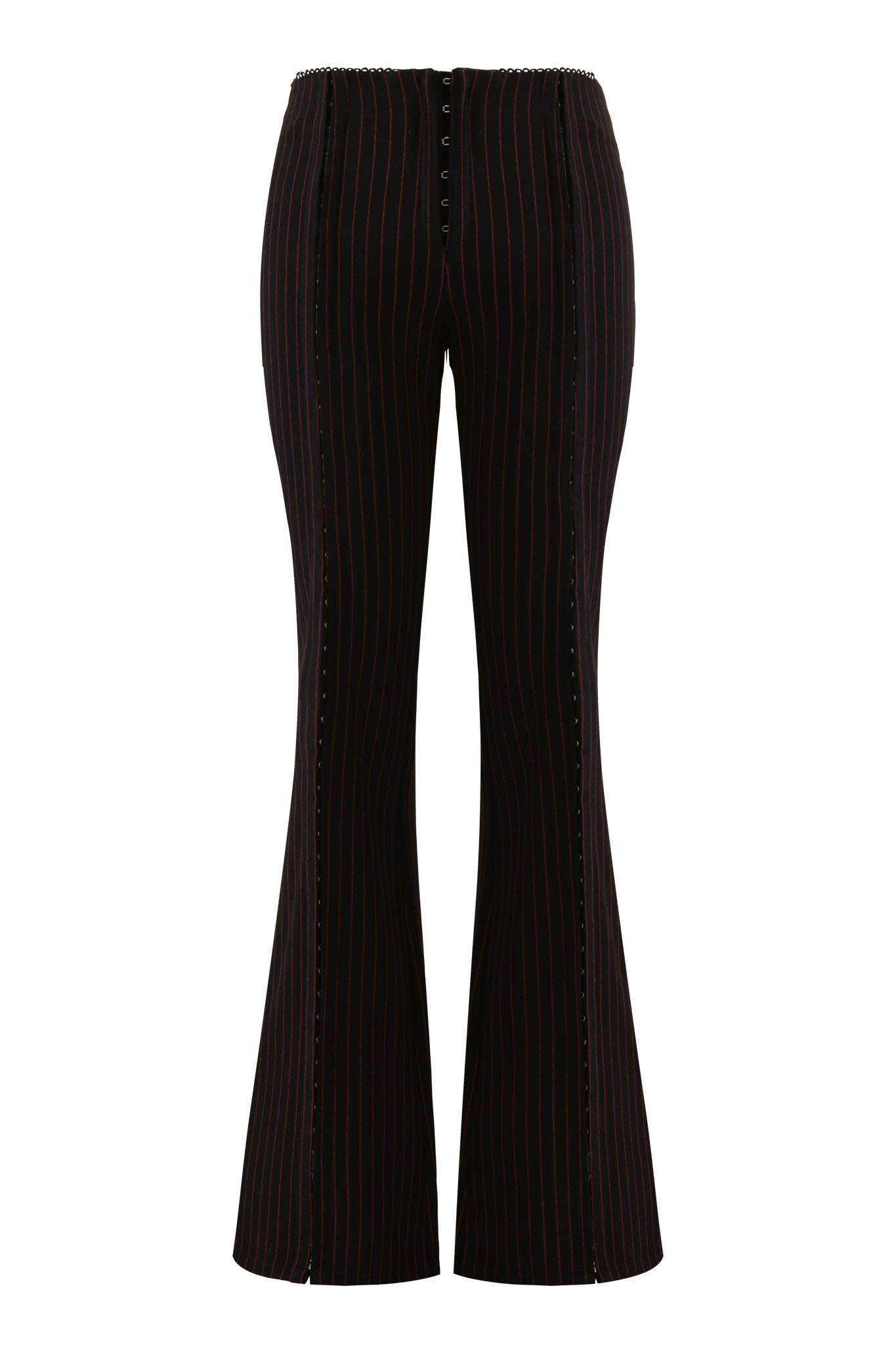 RONAN PANT - BLACK AND RED PINSTRIPE