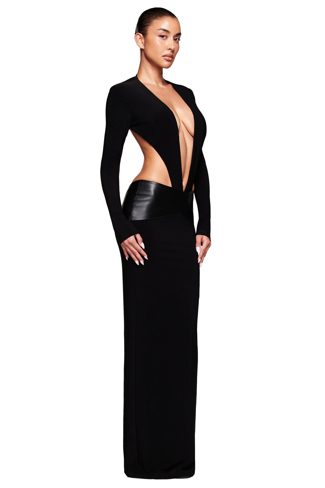 CARMINA MAXI DRESS - BLACK
