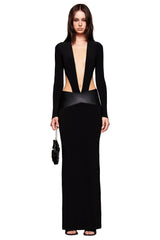 CARMINA MAXI DRESS - BLACK