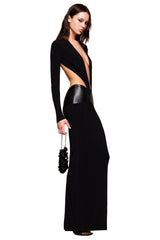 CARMINA MAXI DRESS - BLACK