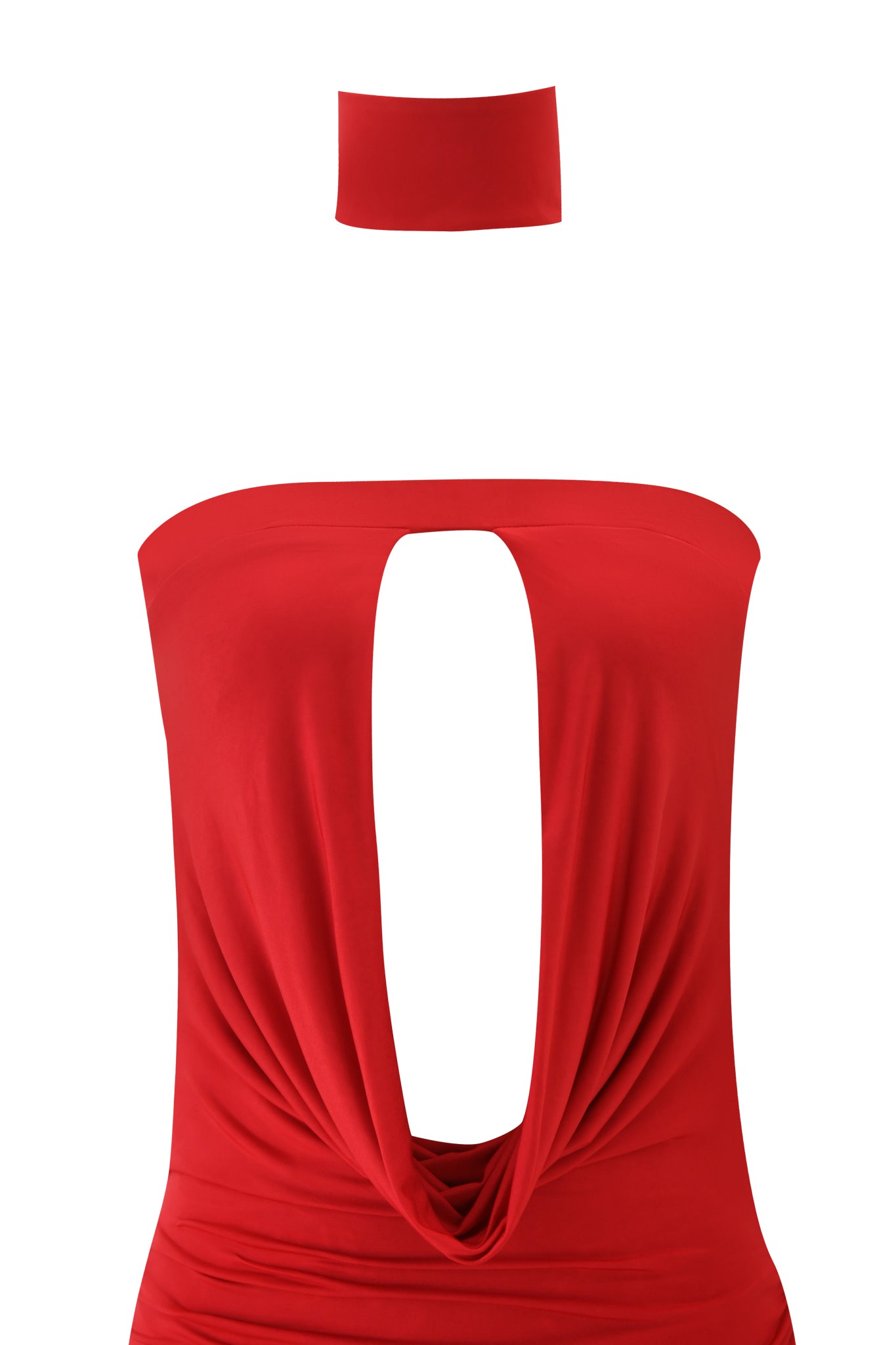COPINE MINI DRESS - DEEP RED