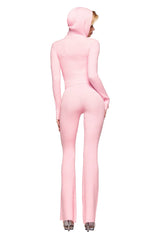 BLARE KNIT TRACKPANT - PINK