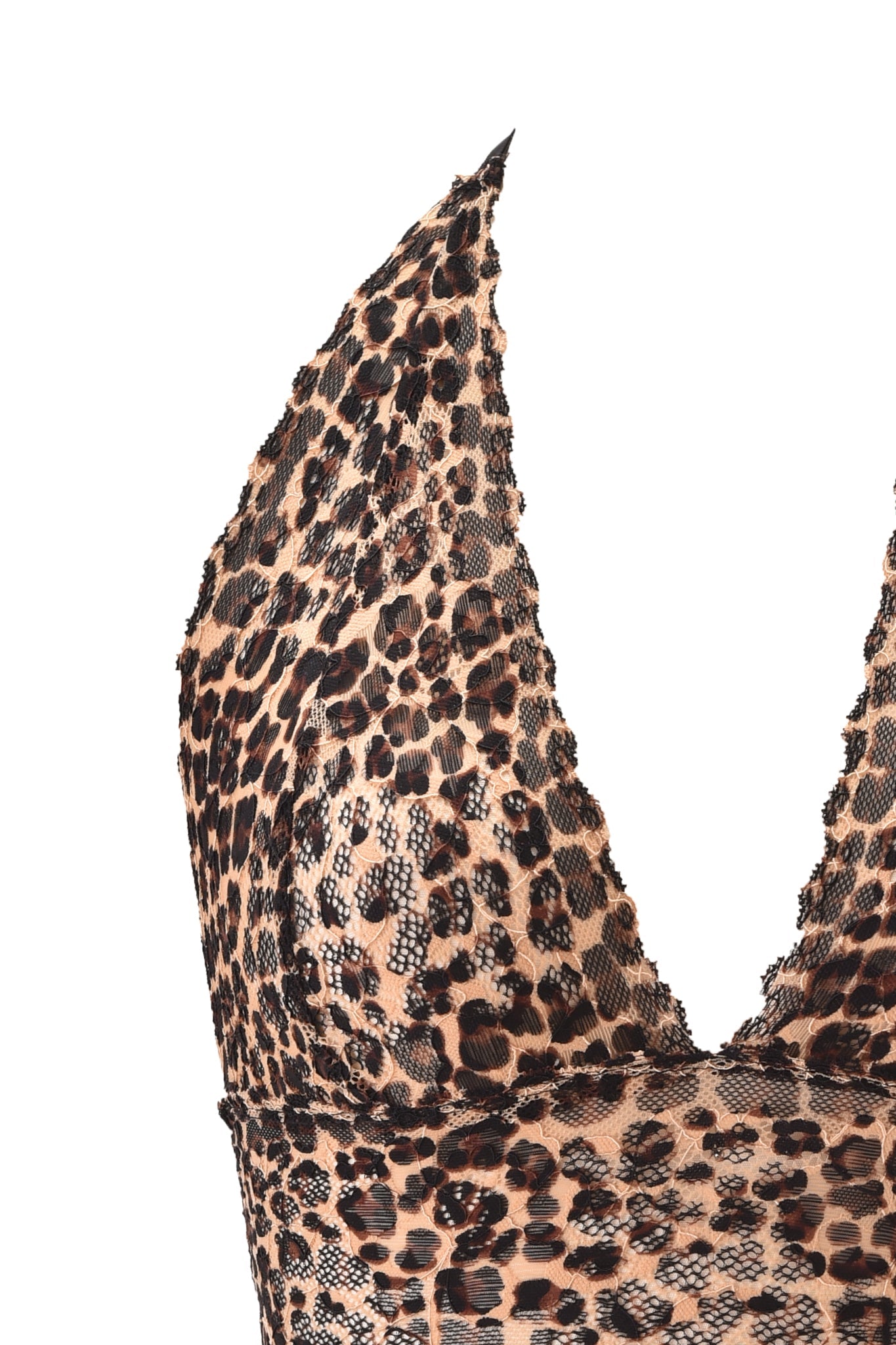 GEM HALTER TOP - LEOPARD