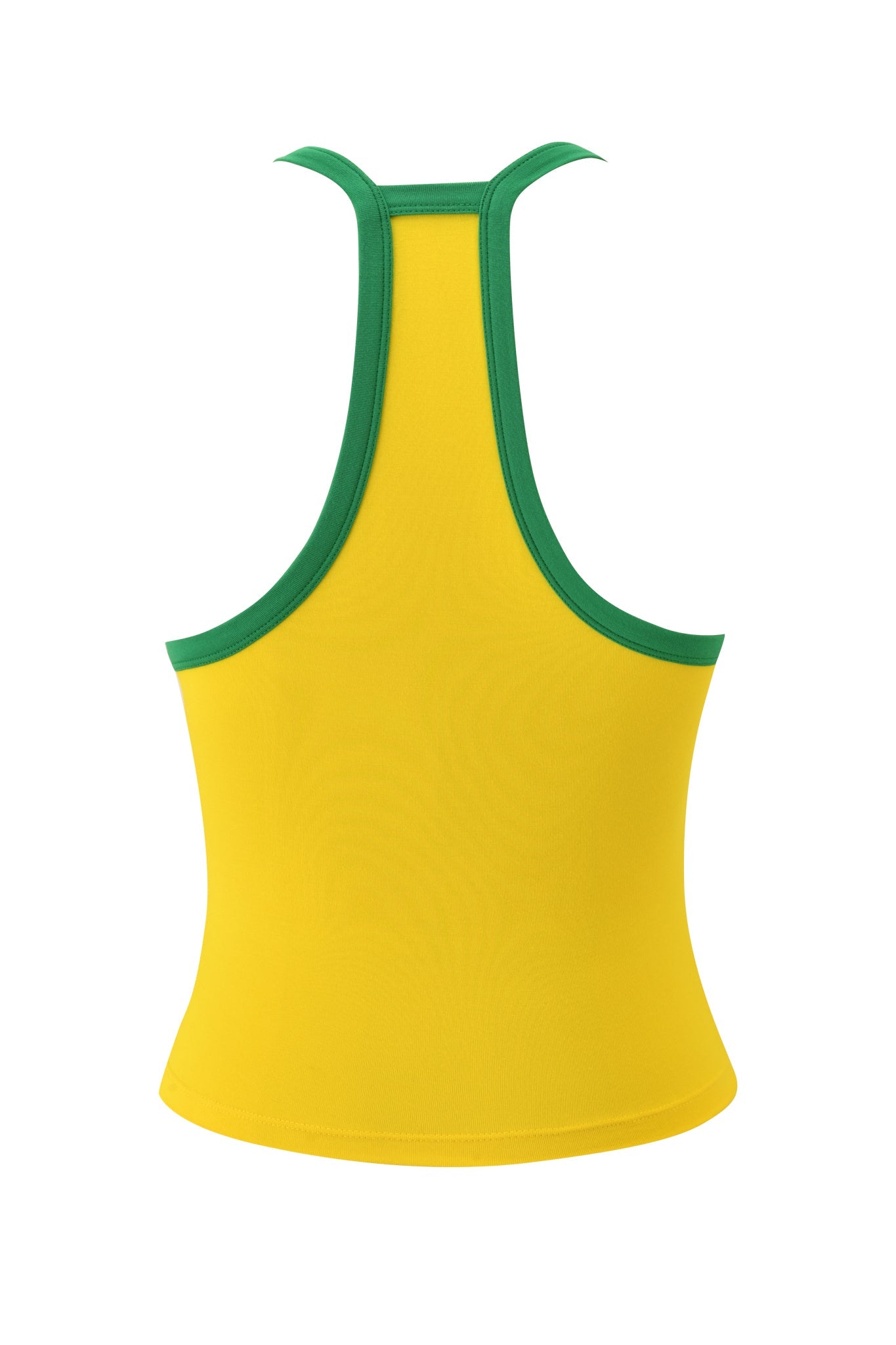 BLARE V-NECK TOP AND HEADBAND - YELLOW