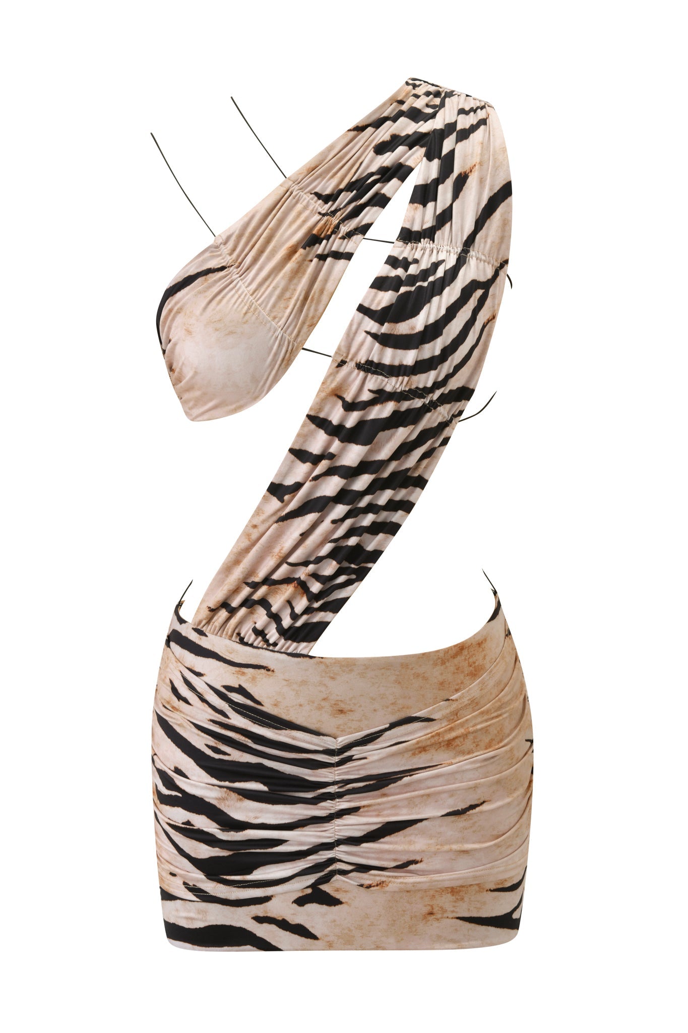 SASKIA MINI DRESS - WILD SIDE