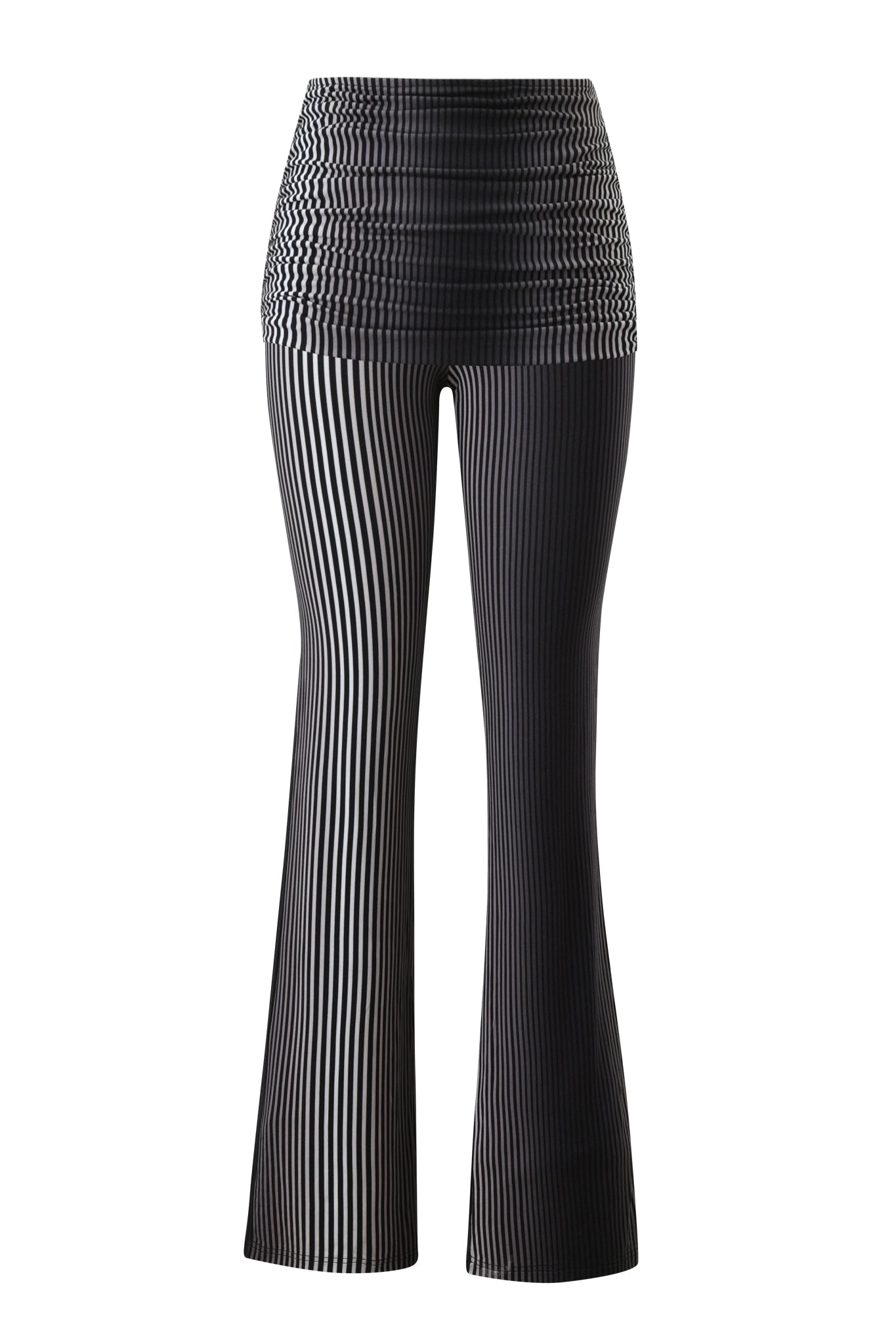 TRINITY 2-IN-1 SKIRT PANT - STRIPE