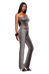 TRINITY 2-IN-1 SKIRT PANT - STRIPE
