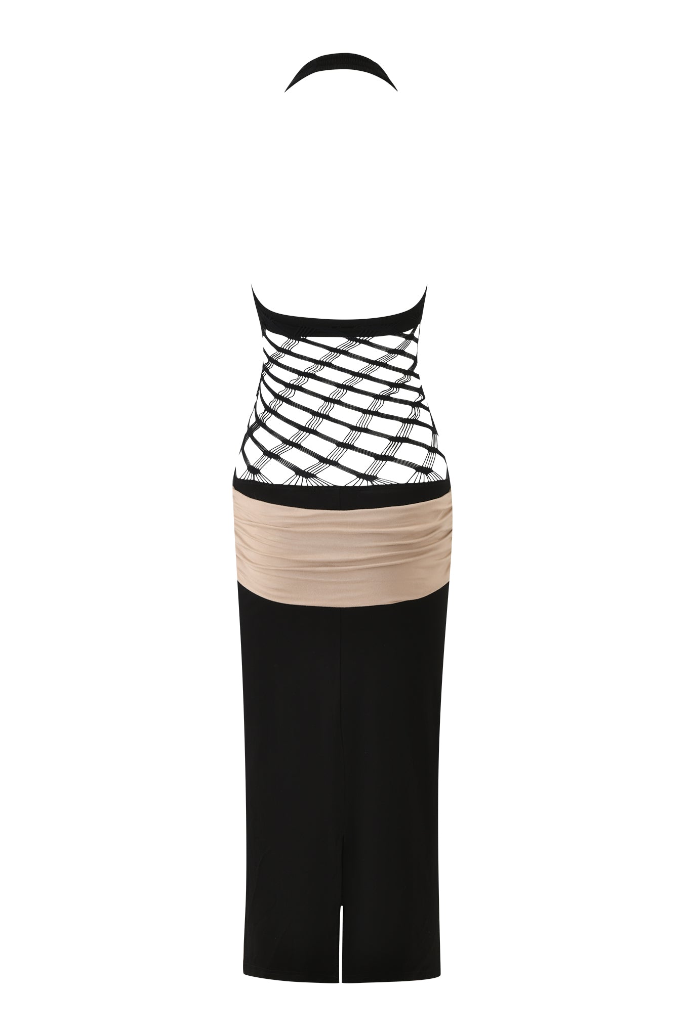 ZOREEN MIDI DRESS - BLACK