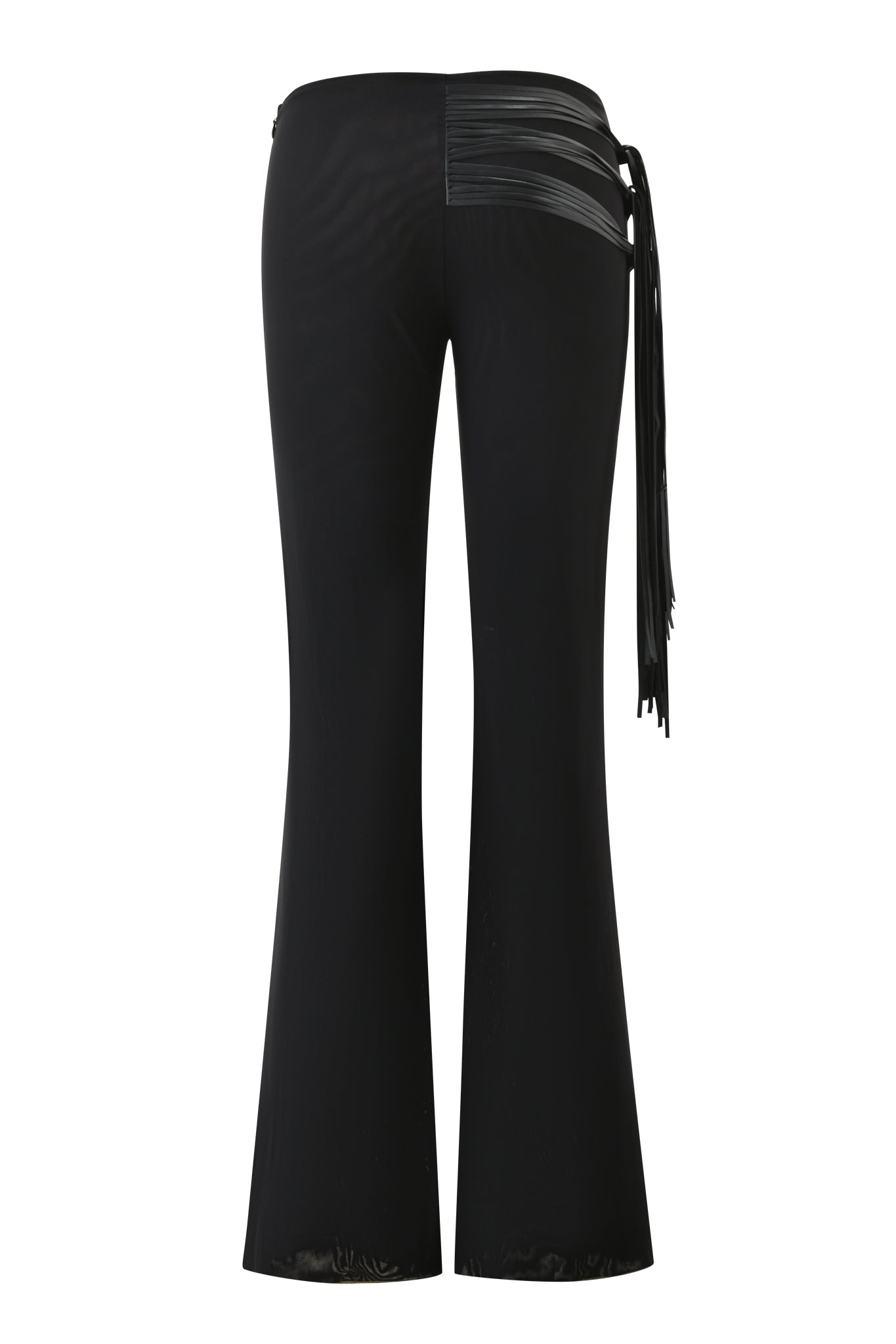 ISELDA FRINGE PANT - BLACK