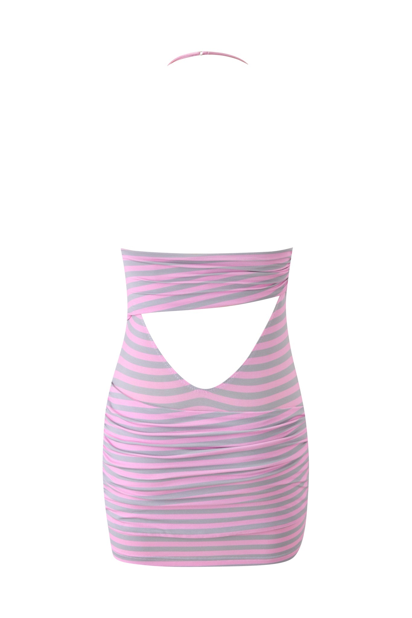 CAPRICE MINI DRESS - PINK STRIPE