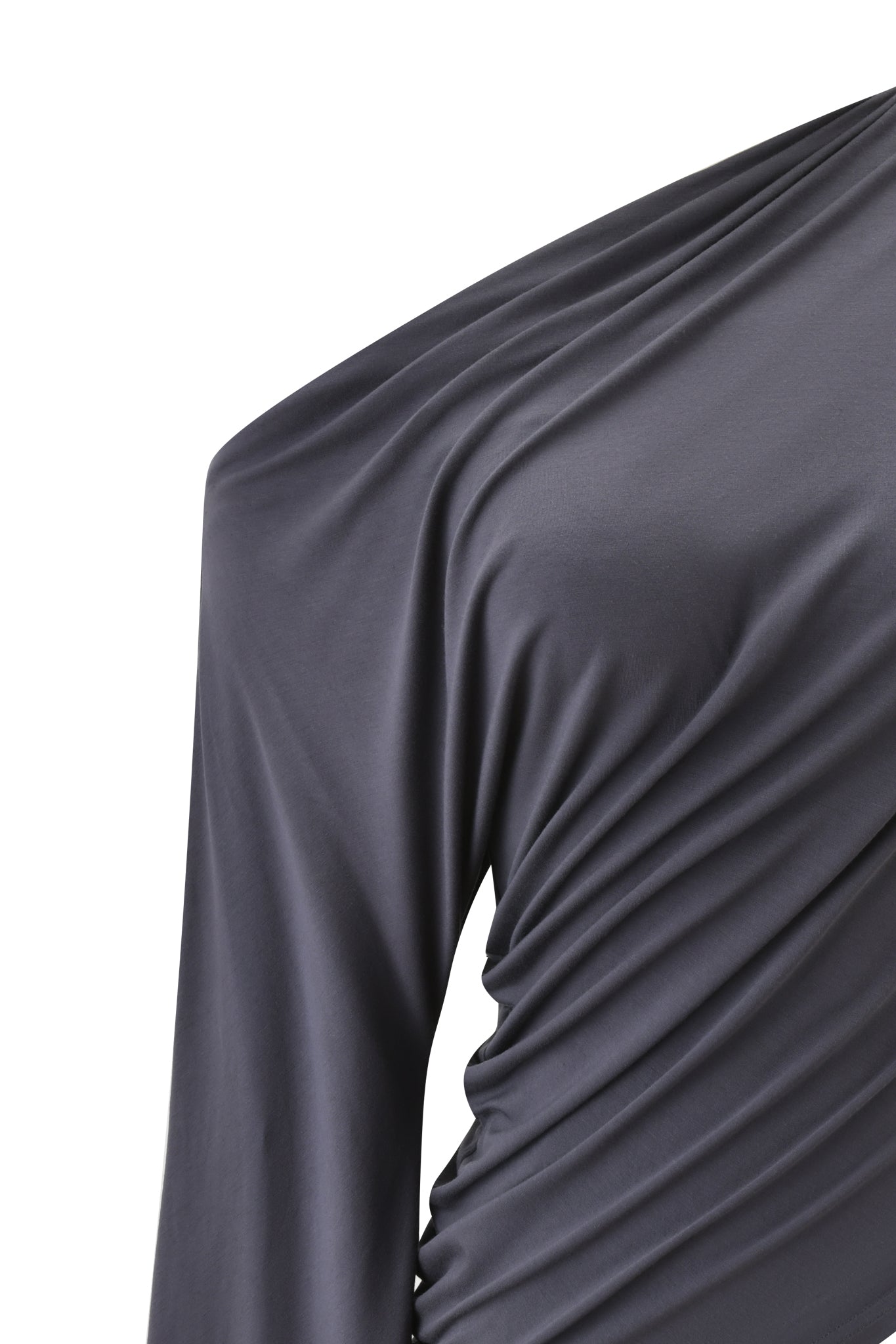 VIOLETTE ASYMMETRICAL TOP - GREY