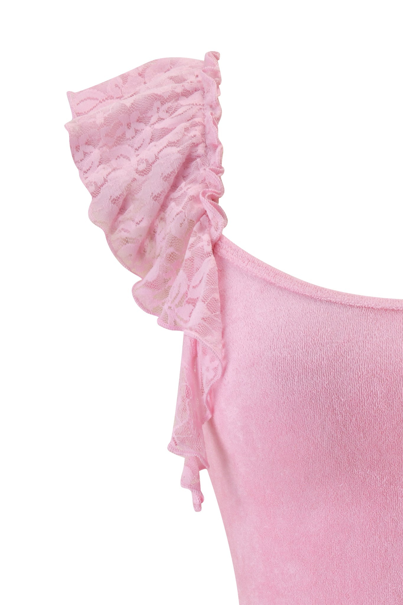 BRIELLE TERRY MINI DRESS - PINK