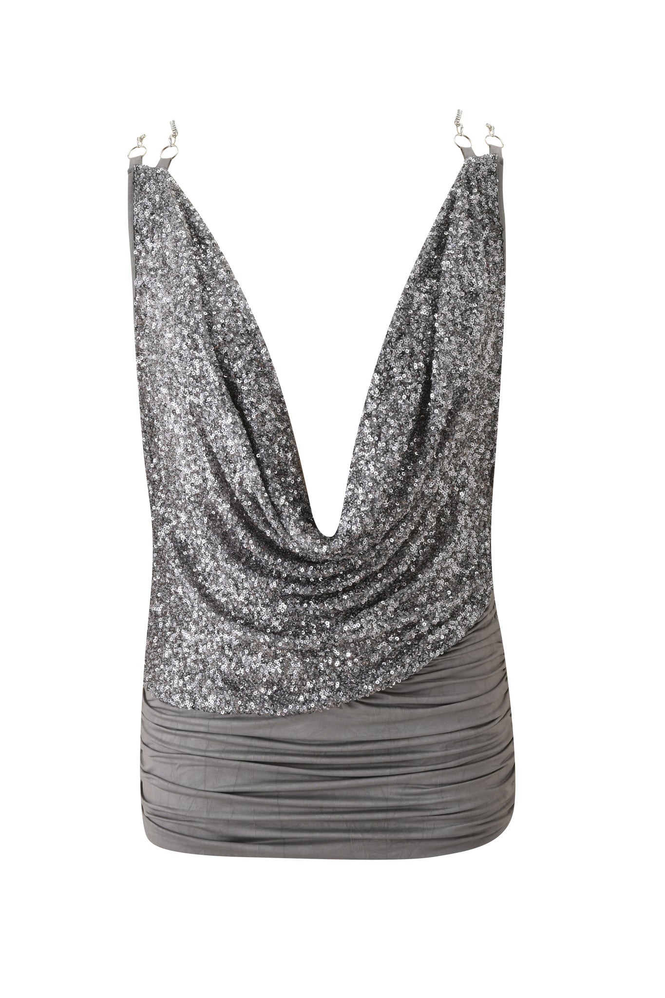 LEXX MINI DRESS - SILVER