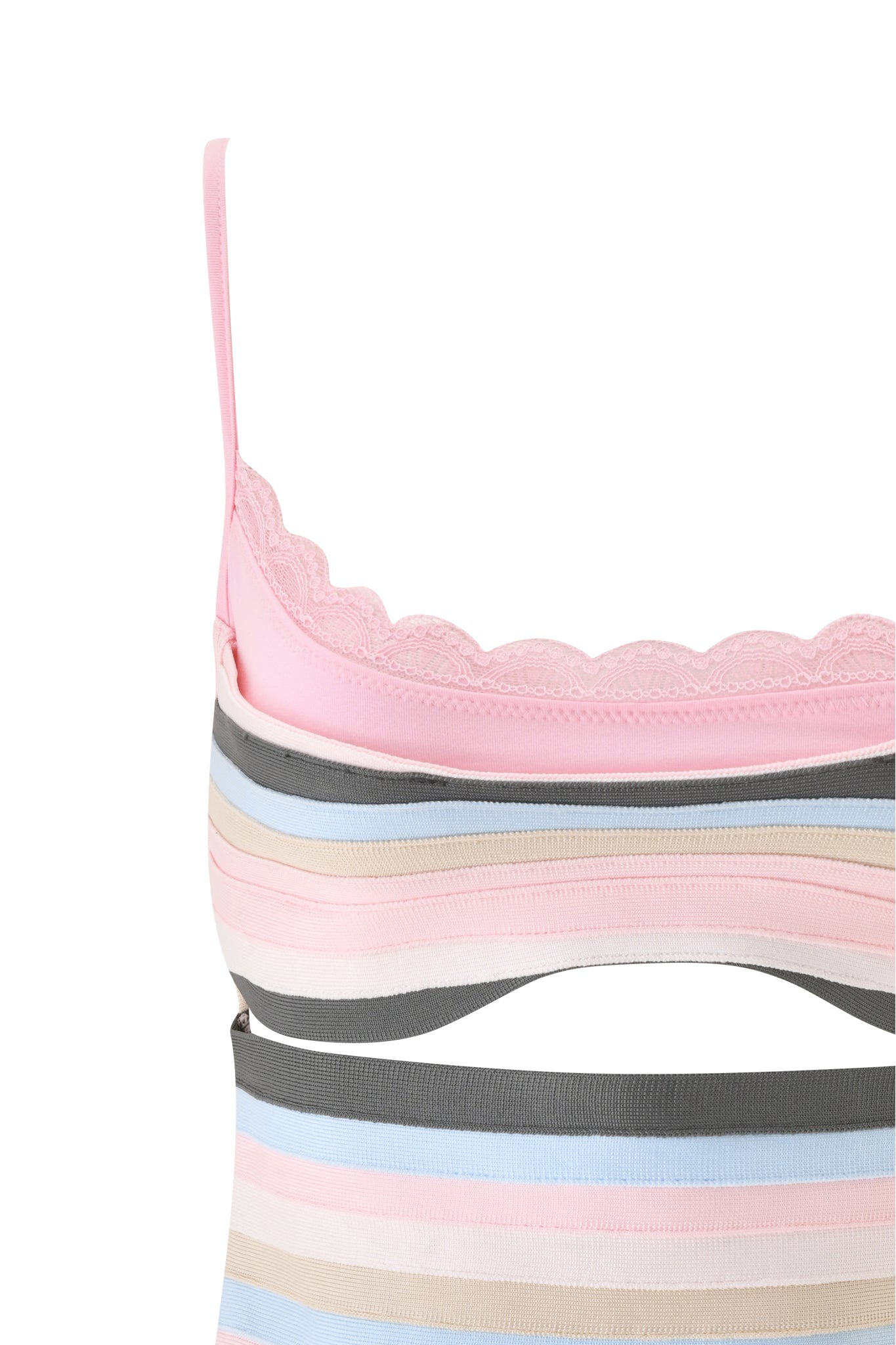 NYNA BANDAGE CAMI TOP - BABY PINK