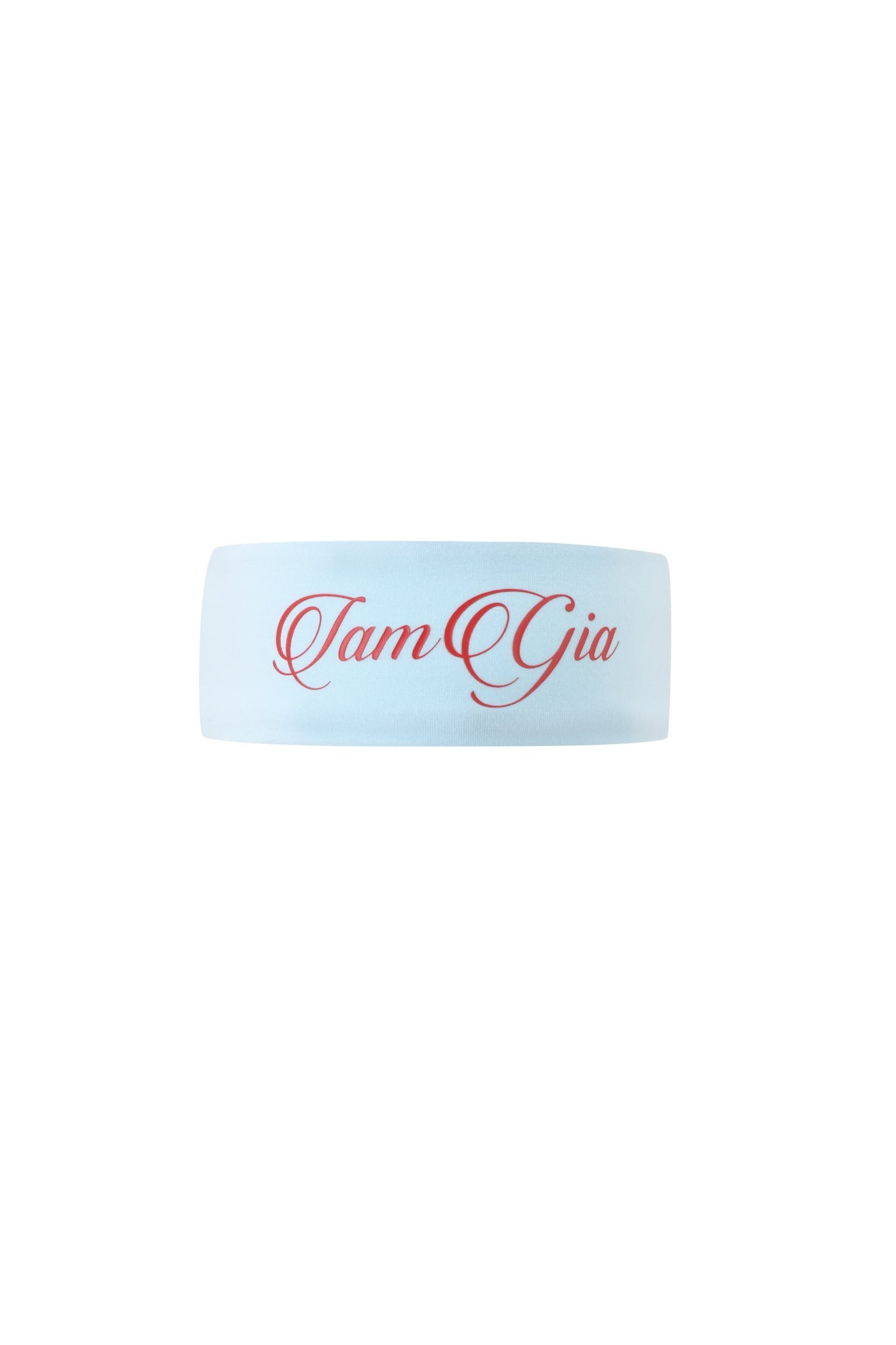 BLARE SPORT CROP TEE AND HEADBAND - BABY BLUE