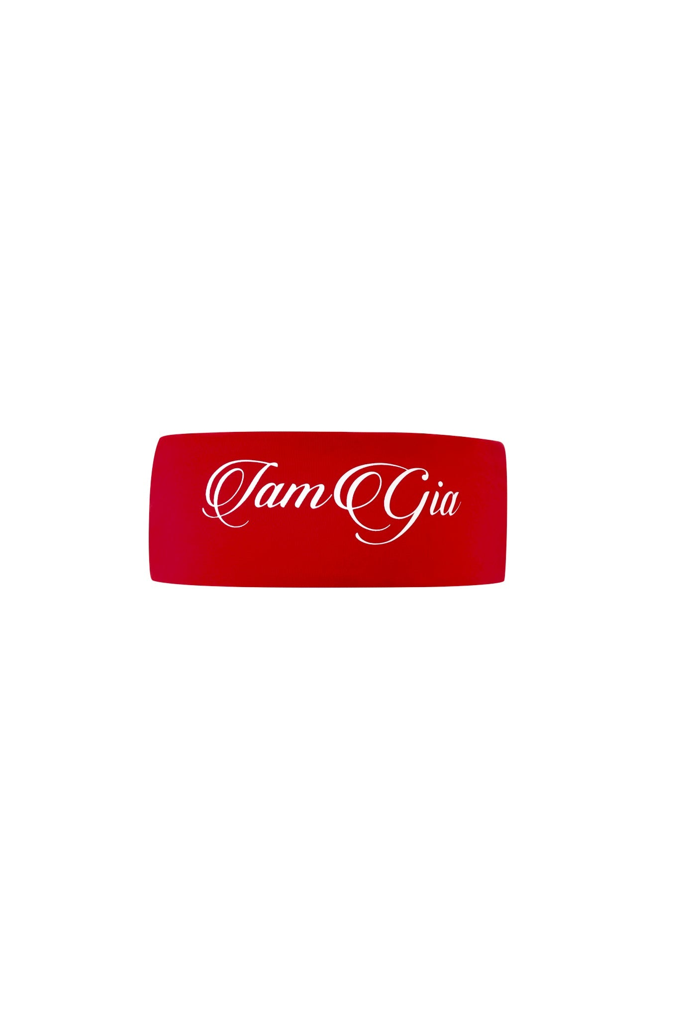 BLARE SPORT CROP TEE AND HEADBAND - CRIMSON