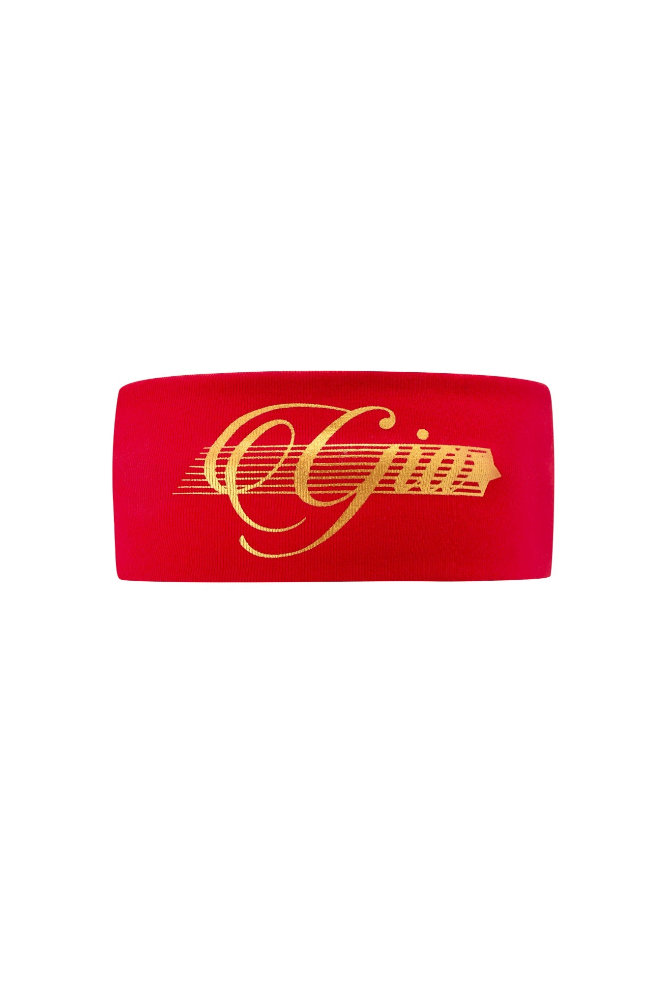 NOVIA LACE-UP T-SHIRT AND HEADBAND - RED