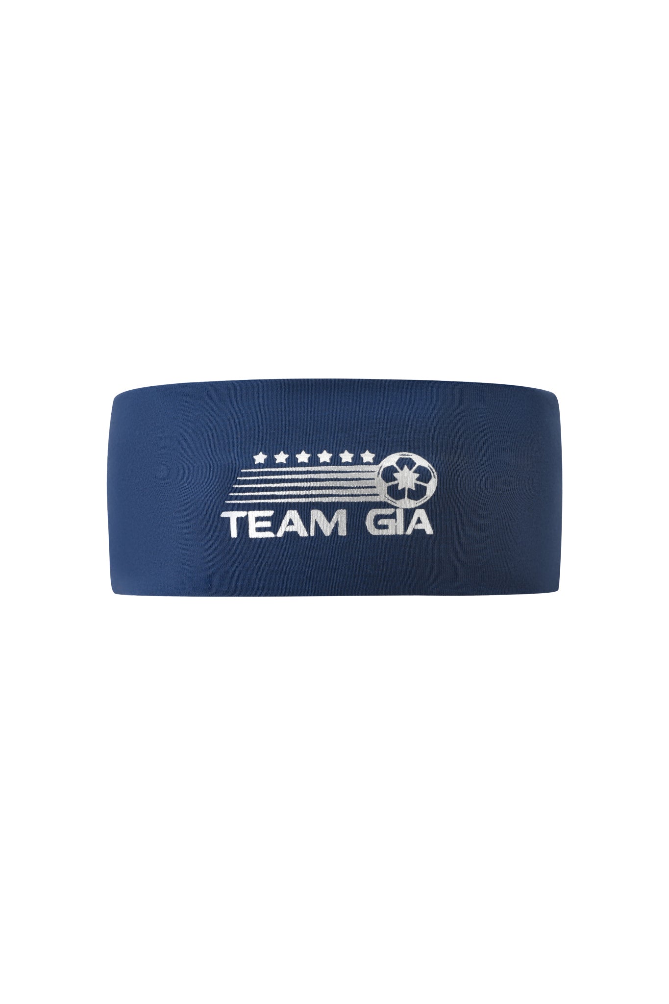 NOVIA LACE-UP T-SHIRT AND HEADBAND - NAVY