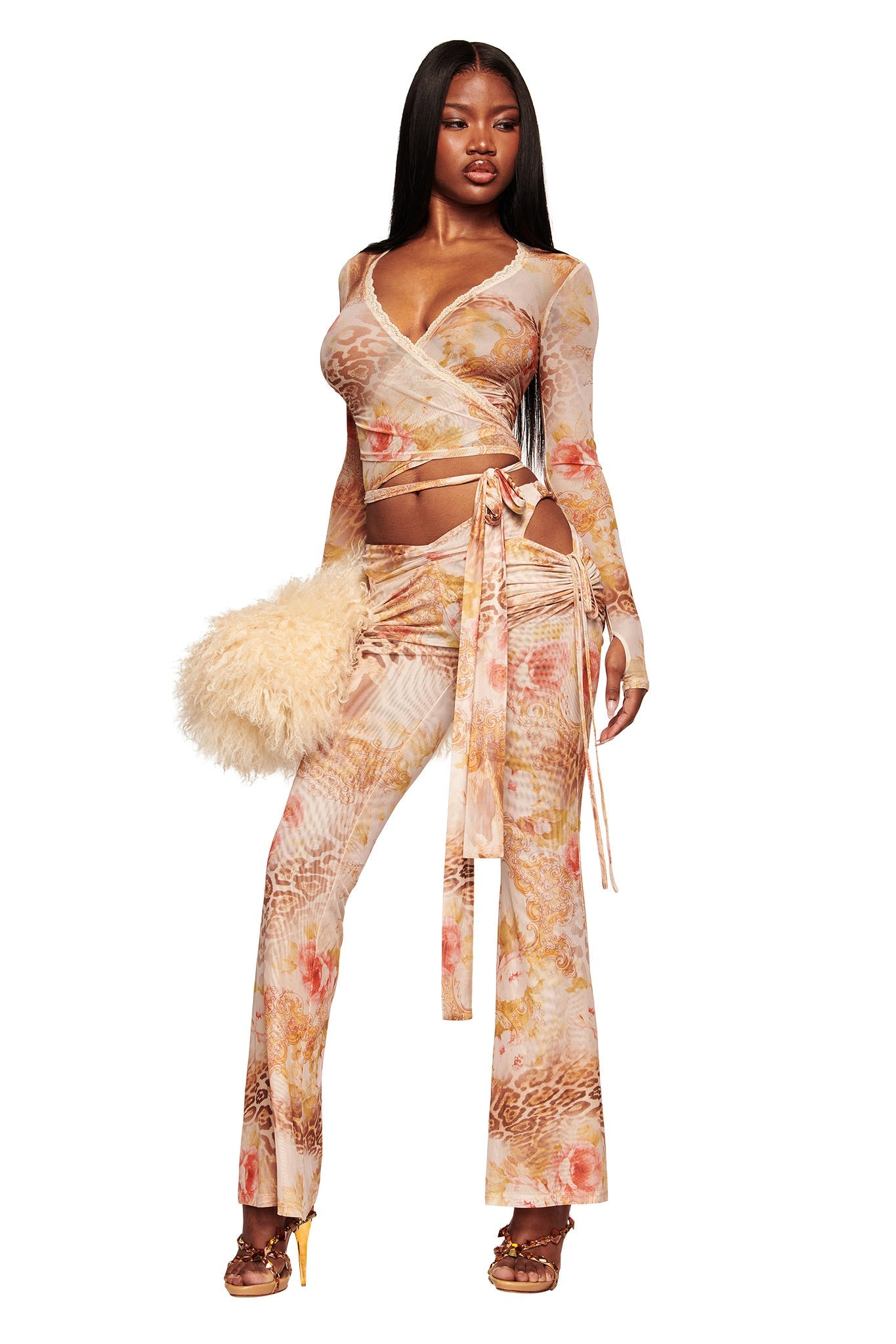 ERISKA TOP - DESERT ROSE