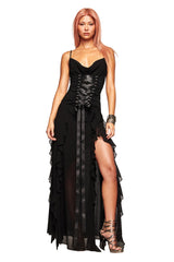 MARLETTE 2.0 MAXI DRESS - BLACK