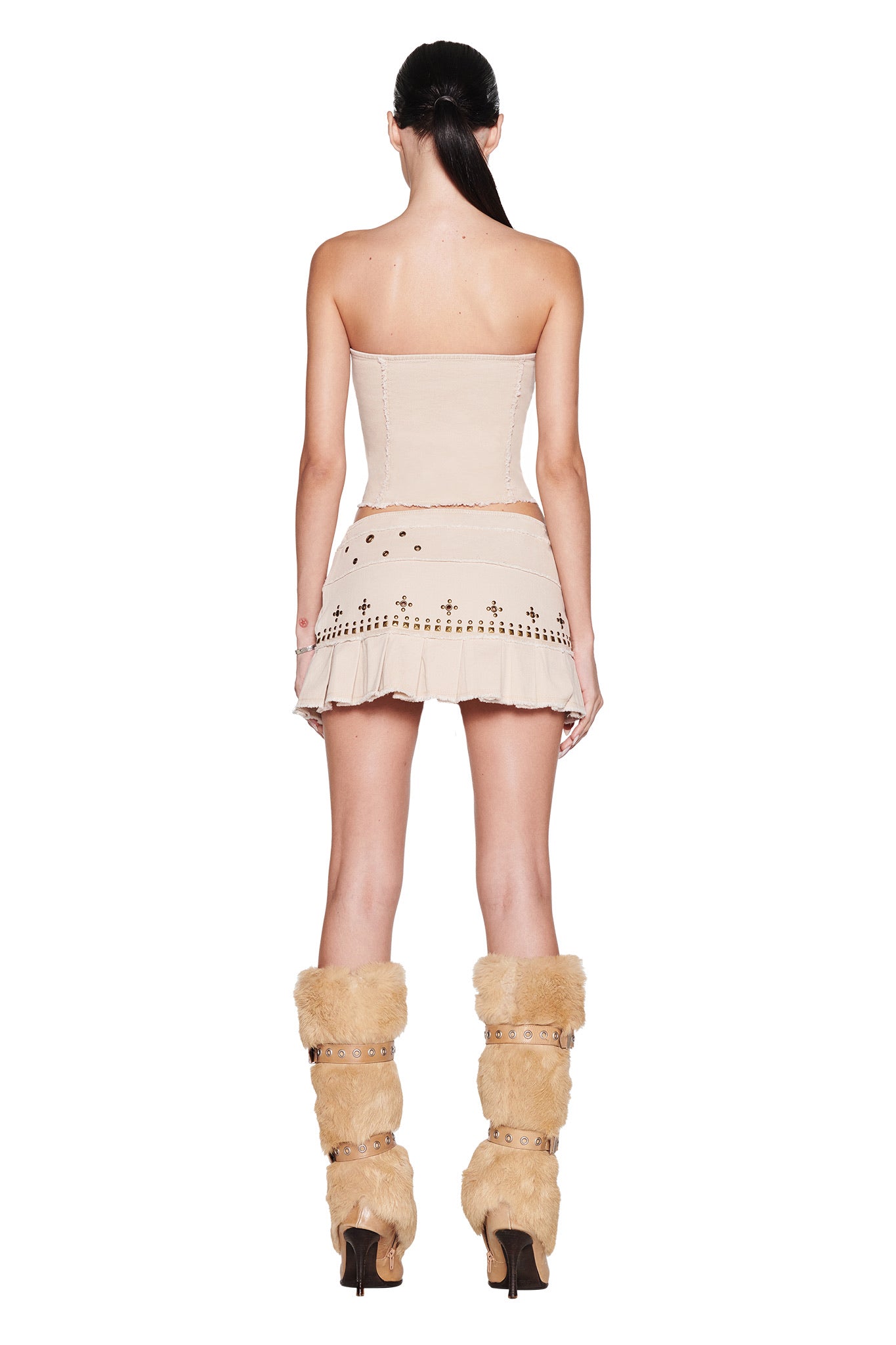 MASON MINI SKIRT - TAN