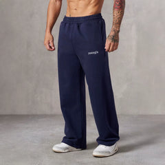 European and American fashion brand YOUNG LA men's straight leg sports pants, American jogging and fitness training embroidery casual long pants