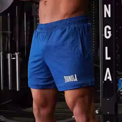 European and American trendy brand YOUNG LA casual shorts, American fitness training sports breathable quick drying three-point basketball shorts