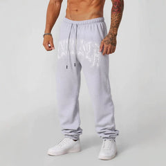 American fashion brand YOONGLA sports ankle binding pants for couples, versatile fitness training, printed casual pants for both men and women