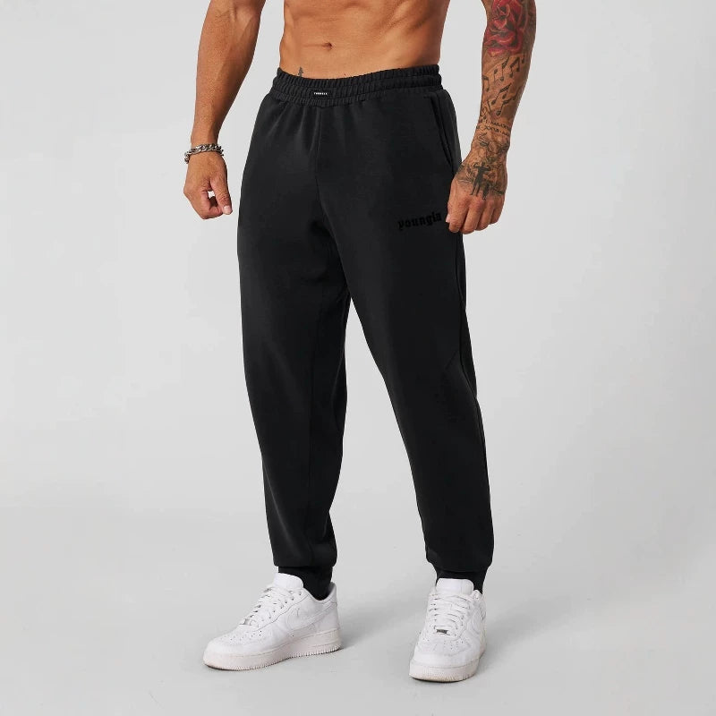 American fashion brand YOONGLA sports ankle binding pants, fitness training printed running casual pants, cross-border foreign trade