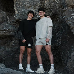 European and American trendy sports basketball shorts YOUNG LA casual shorts summer wool loop cotton fitness training cross-border foreign trade