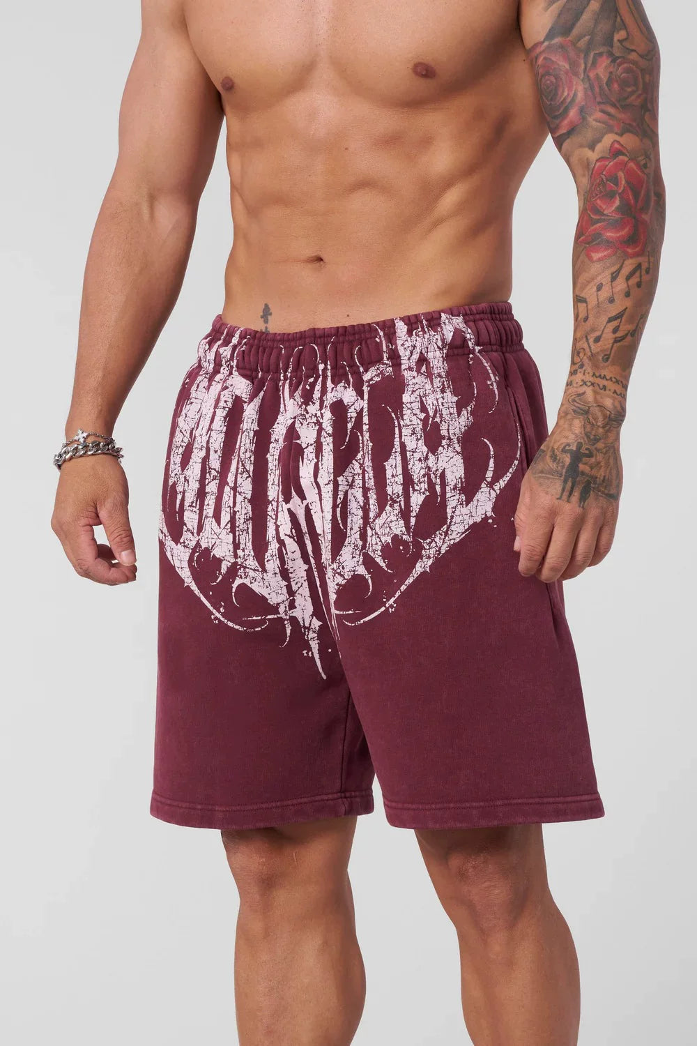 New American fashion brand YOUNG LA men's jogging shorts, fitness outdoor training casual loose straight leg pants